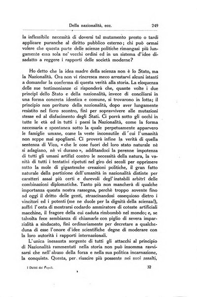 I diritti dei popoli rivista trimestrale per l'organizzazione giuridica della società internazionale