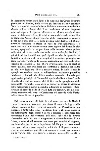 I diritti dei popoli rivista trimestrale per l'organizzazione giuridica della società internazionale