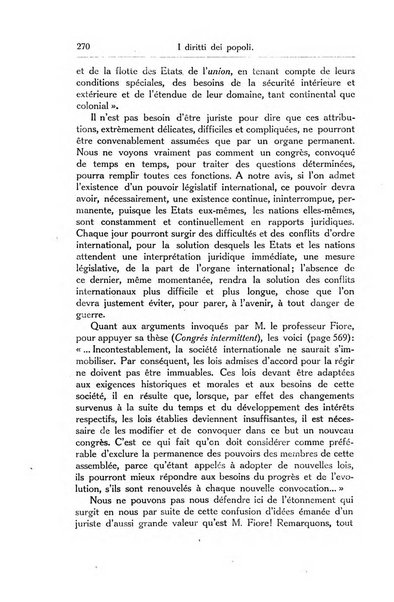 I diritti dei popoli rivista trimestrale per l'organizzazione giuridica della società internazionale