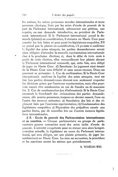 I diritti dei popoli rivista trimestrale per l'organizzazione giuridica della società internazionale