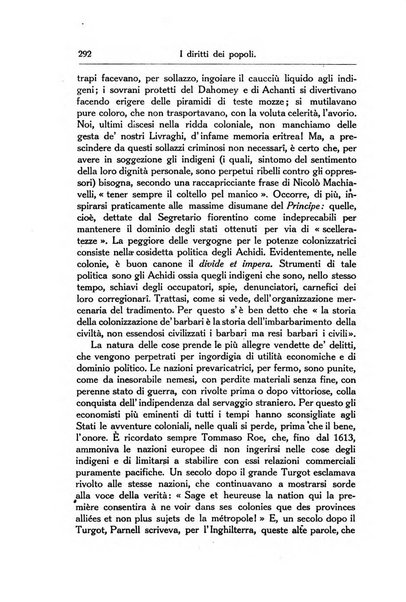 I diritti dei popoli rivista trimestrale per l'organizzazione giuridica della società internazionale