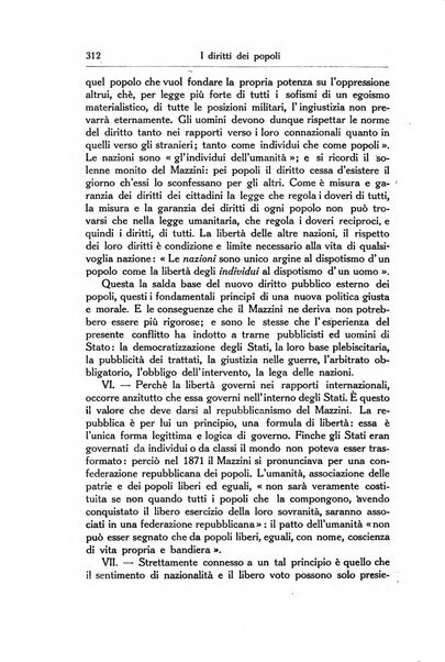 I diritti dei popoli rivista trimestrale per l'organizzazione giuridica della società internazionale