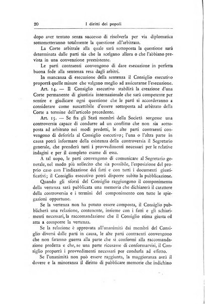 I diritti dei popoli rivista trimestrale per l'organizzazione giuridica della società internazionale