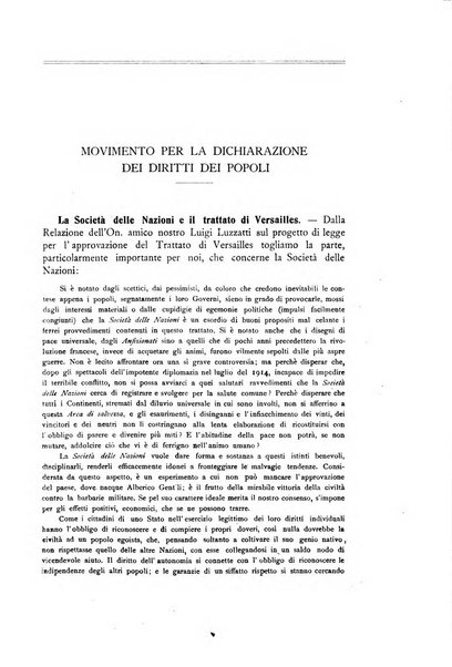 I diritti dei popoli rivista trimestrale per l'organizzazione giuridica della società internazionale