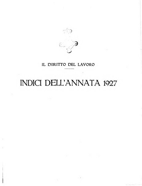 Il diritto del lavoro ufficiale del Ministero delle corporazioni per il bollettino