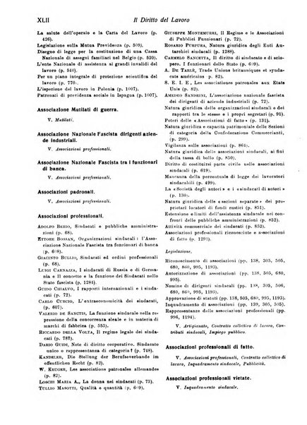 Il diritto del lavoro ufficiale del Ministero delle corporazioni per il bollettino