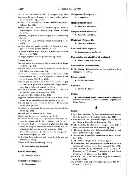 Il diritto del lavoro ufficiale del Ministero delle corporazioni per il bollettino