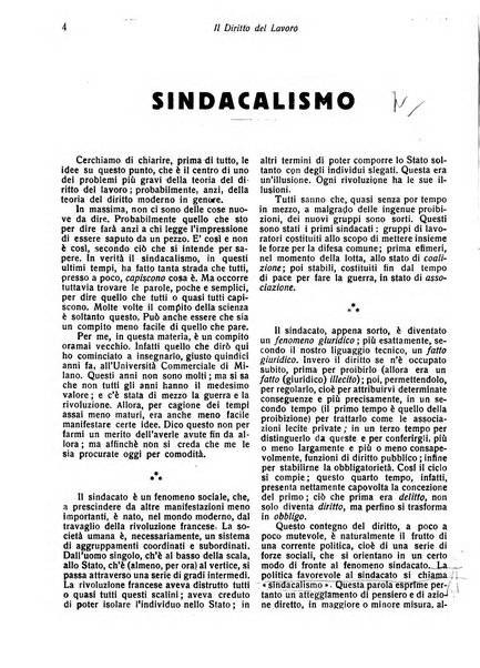 Il diritto del lavoro ufficiale del Ministero delle corporazioni per il bollettino