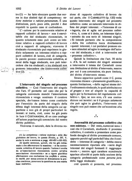 Il diritto del lavoro ufficiale del Ministero delle corporazioni per il bollettino