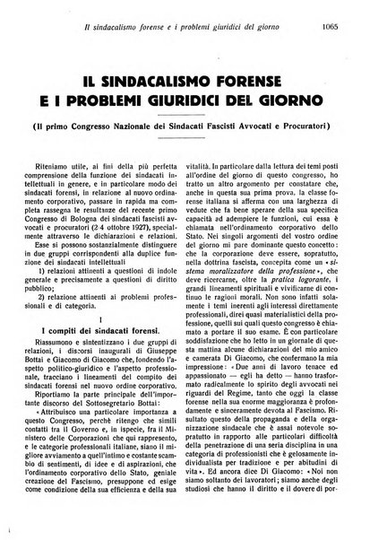 Il diritto del lavoro ufficiale del Ministero delle corporazioni per il bollettino