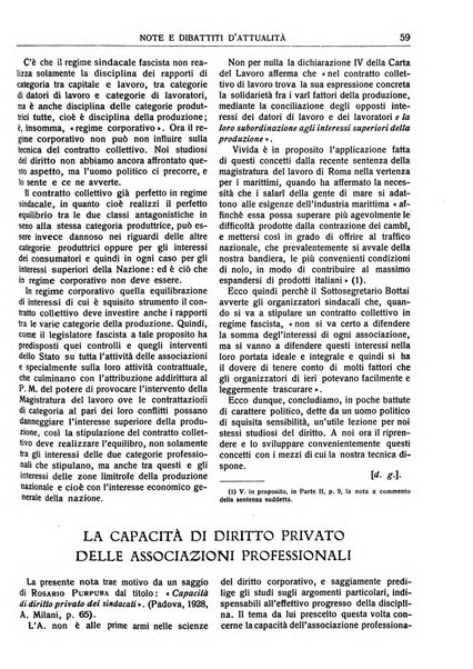 Il diritto del lavoro ufficiale del Ministero delle corporazioni per il bollettino