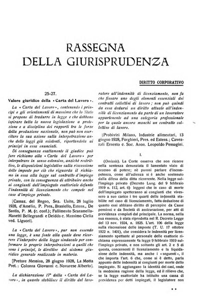 Il diritto del lavoro ufficiale del Ministero delle corporazioni per il bollettino