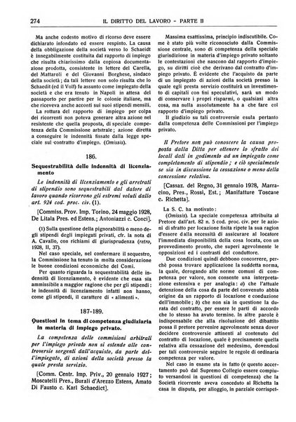 Il diritto del lavoro ufficiale del Ministero delle corporazioni per il bollettino