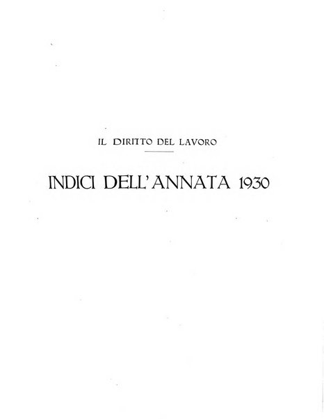 Il diritto del lavoro ufficiale del Ministero delle corporazioni per il bollettino