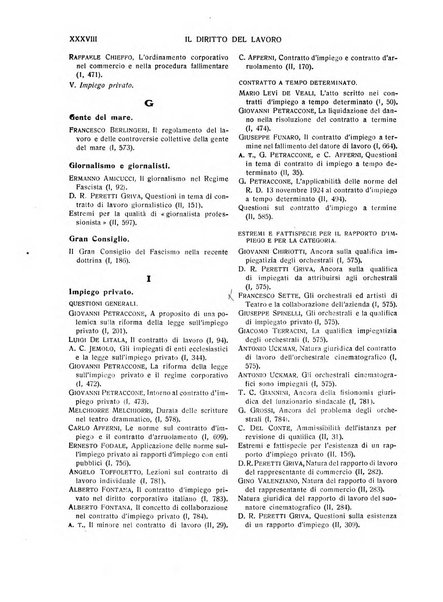 Il diritto del lavoro ufficiale del Ministero delle corporazioni per il bollettino