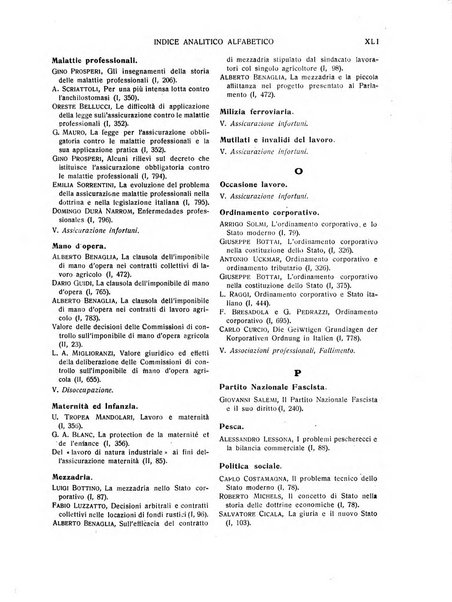 Il diritto del lavoro ufficiale del Ministero delle corporazioni per il bollettino