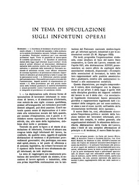 Il diritto del lavoro ufficiale del Ministero delle corporazioni per il bollettino