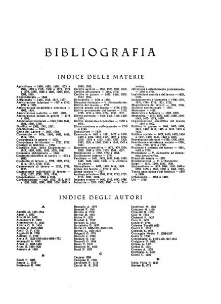 Il diritto del lavoro ufficiale del Ministero delle corporazioni per il bollettino