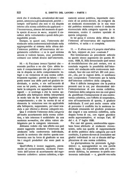 Il diritto del lavoro ufficiale del Ministero delle corporazioni per il bollettino