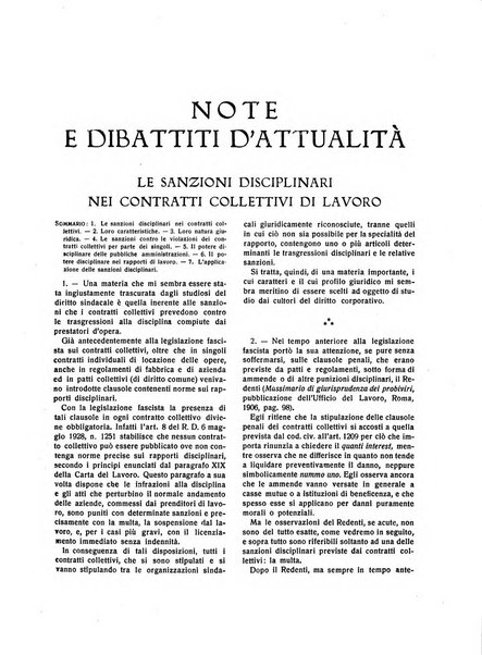 Il diritto del lavoro ufficiale del Ministero delle corporazioni per il bollettino