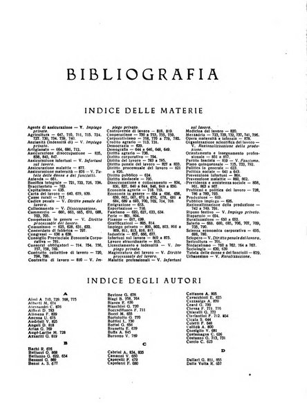 Il diritto del lavoro ufficiale del Ministero delle corporazioni per il bollettino