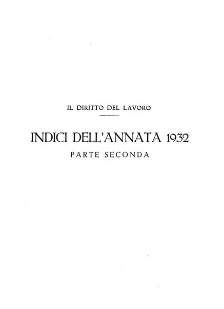 Il diritto del lavoro ufficiale del Ministero delle corporazioni per il bollettino