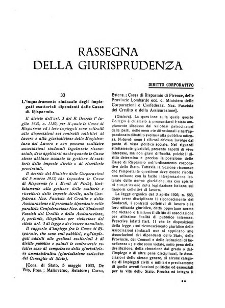 Il diritto del lavoro ufficiale del Ministero delle corporazioni per il bollettino