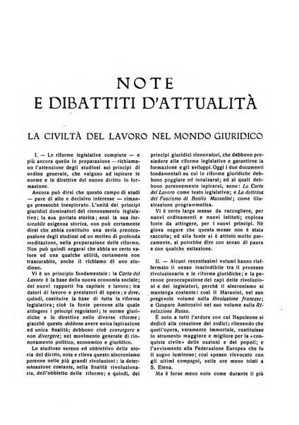 Il diritto del lavoro ufficiale del Ministero delle corporazioni per il bollettino