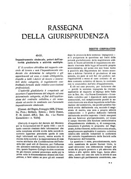 Il diritto del lavoro ufficiale del Ministero delle corporazioni per il bollettino