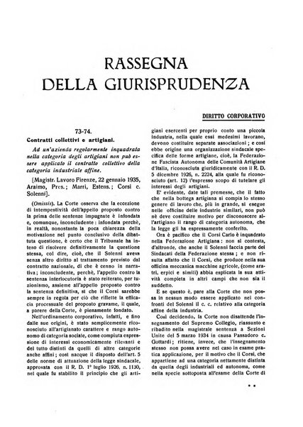 Il diritto del lavoro ufficiale del Ministero delle corporazioni per il bollettino