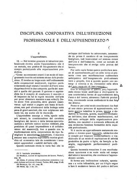 Il diritto del lavoro ufficiale del Ministero delle corporazioni per il bollettino