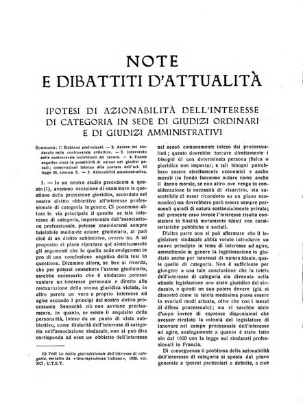 Il diritto del lavoro ufficiale del Ministero delle corporazioni per il bollettino