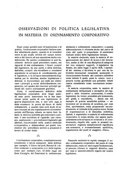 Il diritto del lavoro ufficiale del Ministero delle corporazioni per il bollettino