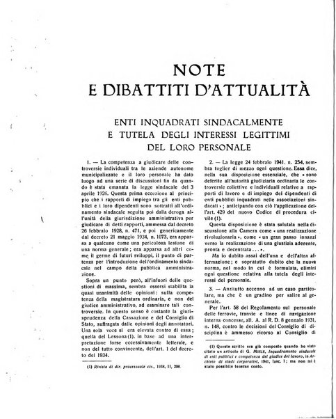 Il diritto del lavoro ufficiale del Ministero delle corporazioni per il bollettino