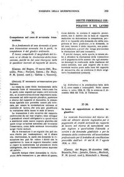 Il diritto del lavoro ufficiale del Ministero delle corporazioni per il bollettino