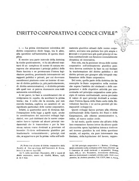 Il diritto del lavoro ufficiale del Ministero delle corporazioni per il bollettino