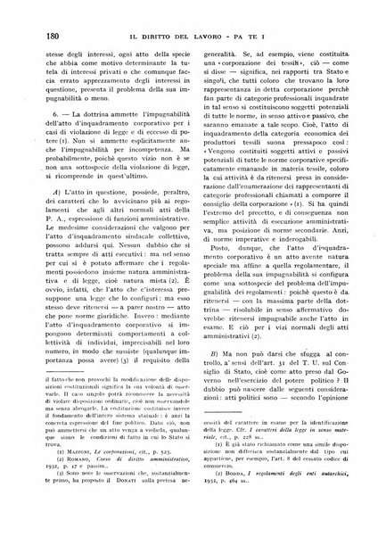 Il diritto del lavoro ufficiale del Ministero delle corporazioni per il bollettino