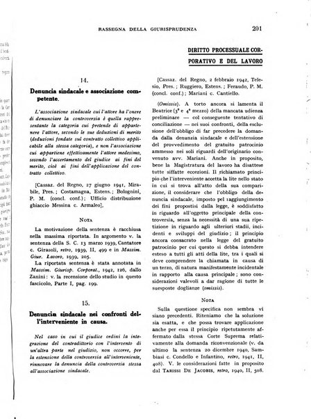 Il diritto del lavoro ufficiale del Ministero delle corporazioni per il bollettino