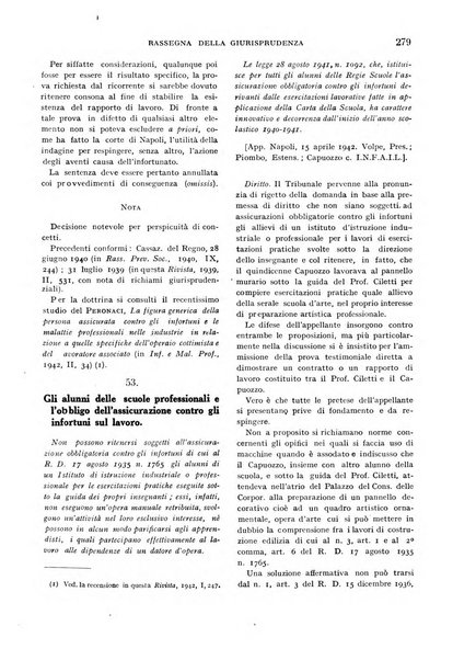 Il diritto del lavoro ufficiale del Ministero delle corporazioni per il bollettino