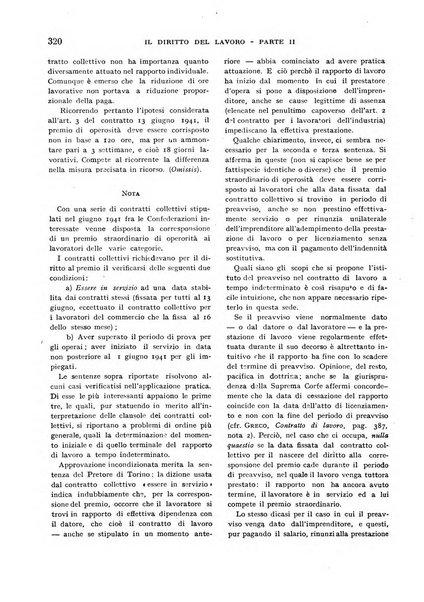 Il diritto del lavoro ufficiale del Ministero delle corporazioni per il bollettino