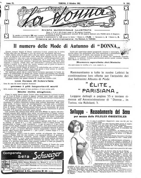 La donna rivista quindicinale illustrata