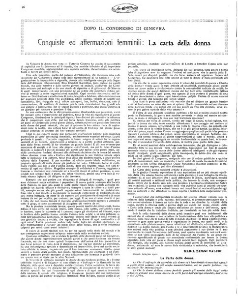 La donna rivista quindicinale illustrata