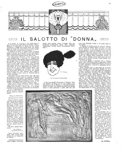 La donna rivista quindicinale illustrata