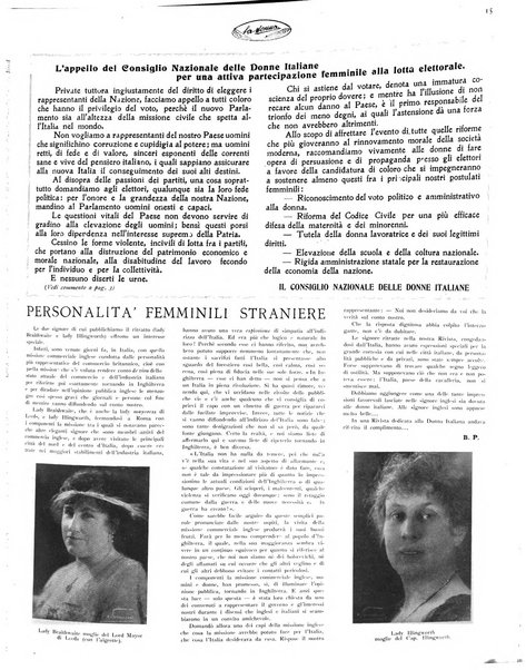 La donna rivista quindicinale illustrata