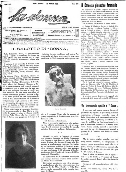 La donna rivista quindicinale illustrata