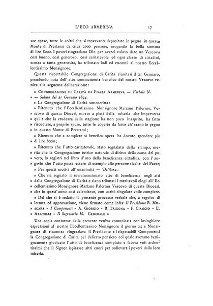 L'eco armerina periodico quindicinale