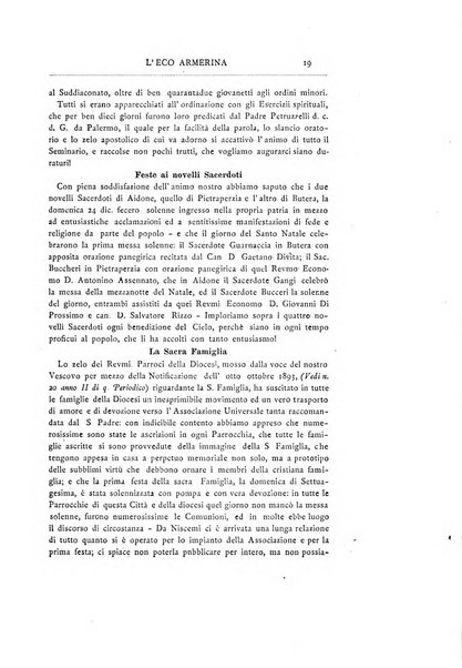 L'eco armerina periodico quindicinale