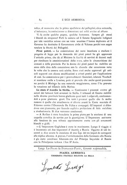 L'eco armerina periodico quindicinale