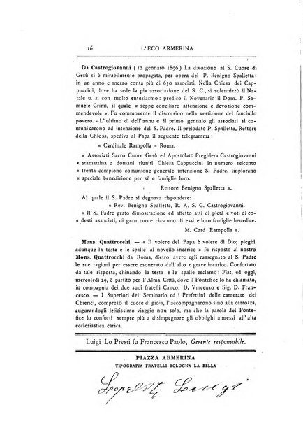 L'eco armerina periodico quindicinale