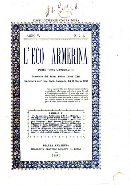 L'eco armerina periodico quindicinale